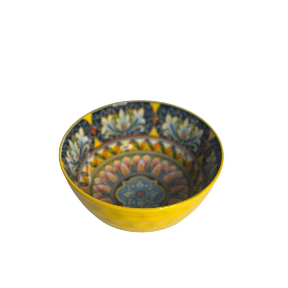 VTG Vancasso Porcelain Bowl Decorative Hand Painted Ceramic Dish Moroccan Style